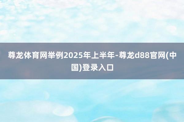 尊龙体育网举例2025年上半年-尊龙d88官网(中国)登录入口